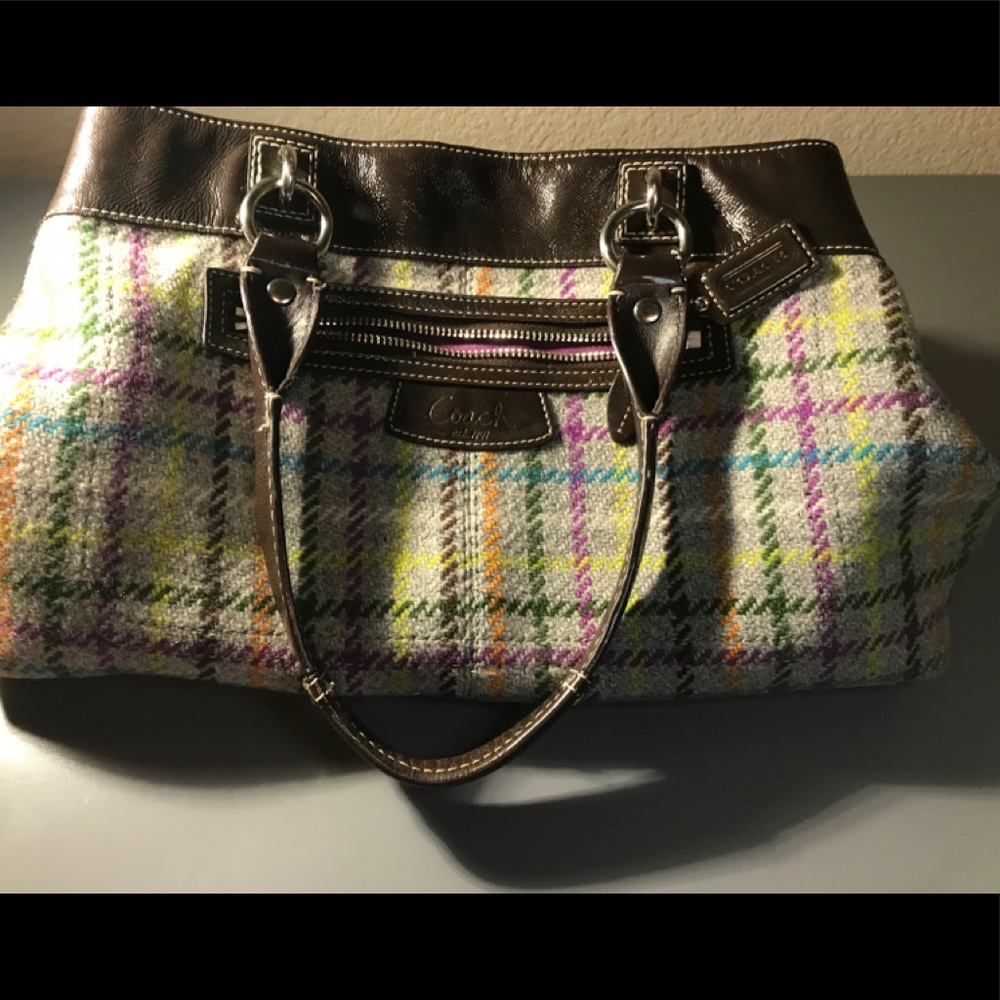 Coach wool shopper